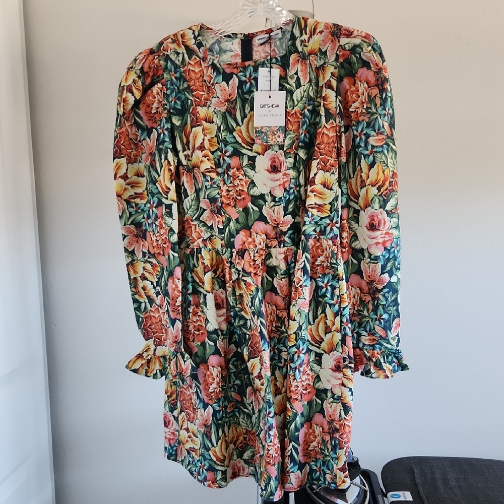 Batsheva Floral Multicolor Dress